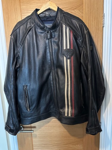 Triumph leather motorcycle - triumph,