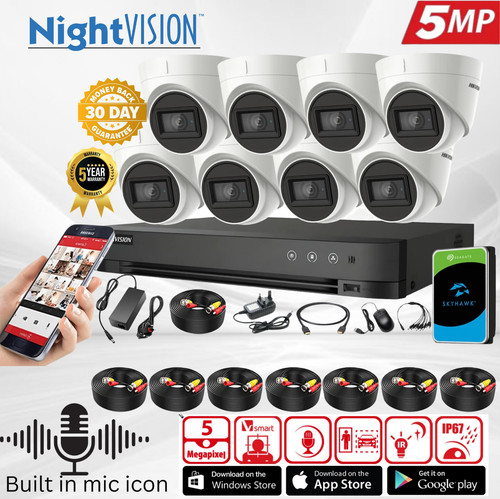 Hikvision 5mp audio - 5mp, kit