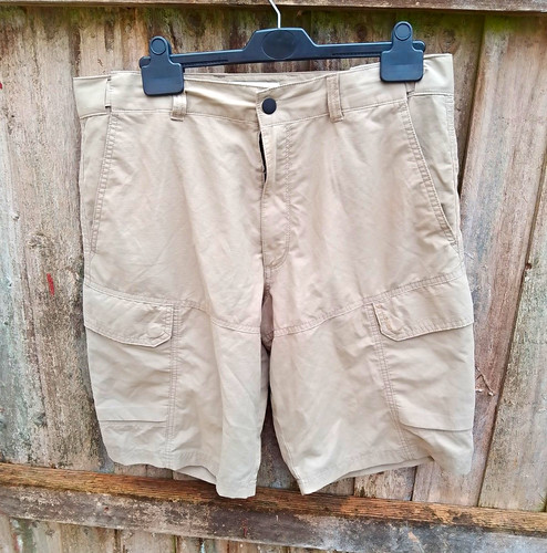 Men beige cotton cargo - beige,