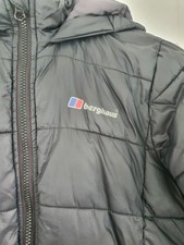 Berghaus Jacket Padded Hooded Coat Puffer Junior Boys Girls Black 13 RRP £65