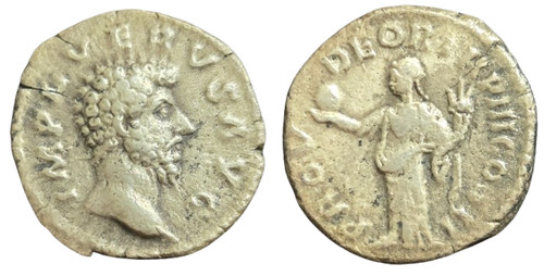 Lucius verus denarius - verus, roman