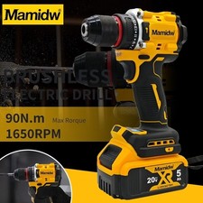 Mamidw DCD805 Brushless Cordless Drill Driver for Dewalt 20V Battery