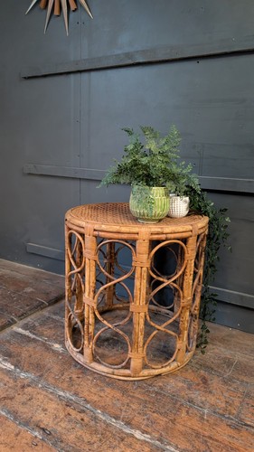 Vintage round tiger - tiger, bamboo