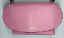 Smythson of Bond Street pink leather pillow crossbody bag & dustbag NEW