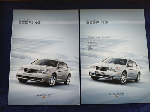 Chrysler sebring brochure - chrysler,