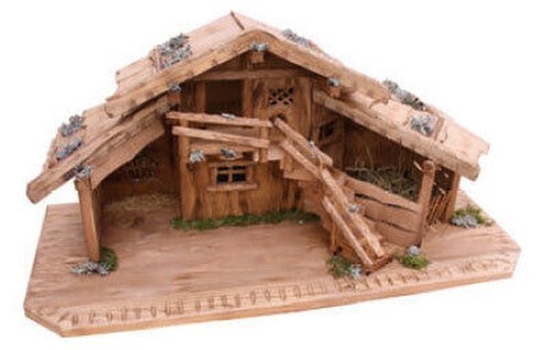 Nativity stable stairs large - stable,
