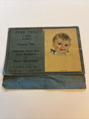 Vtg pine tree farm maine - farm,