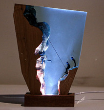 Climber night light epoxy - climber,