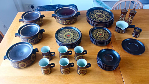 Denby arabesque place dinner - 6,