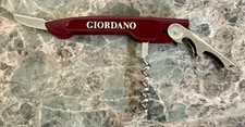 GIORDANO BOTTLE/SCREWPULL ~ ALL IN ONE TOOL WITH SMALL KNIFE