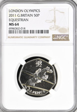 2011 Olympics Equestrian 50p