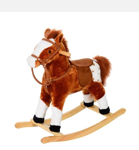 Homcom plush rocking - homcom,