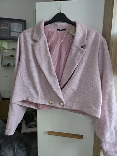 Pink boucle skirt - boucle, suit