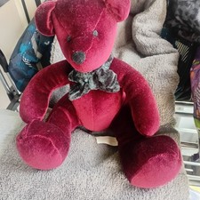 Russ Razzles Teddy Bear Burgundy