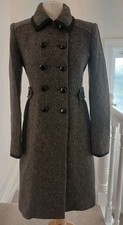 Jigsaw Coat Size 8 Excellent Condition Grey. B104