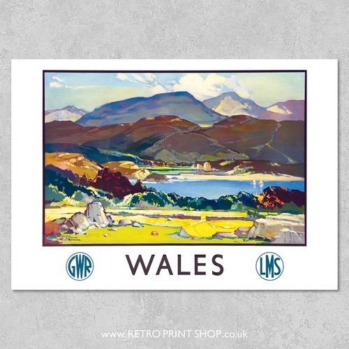 Gwr lms wales poster - lms,