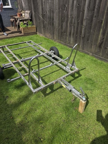 Double motorcycle trailer - double,