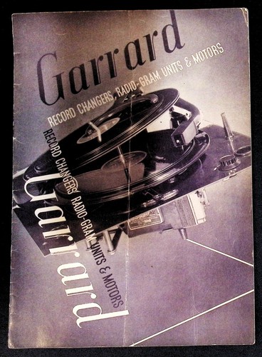 Garrard 1939 record changers - record,