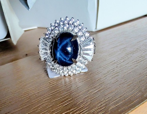 Star blue sapphire natural - star,