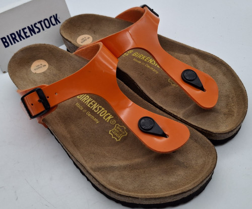 Birkenstock gizeh orange - birkenstock,