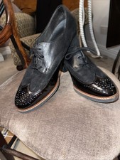 Gabor Black Brouge Style Shoes