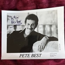 SIGNED PETE BEST 8x10" THE