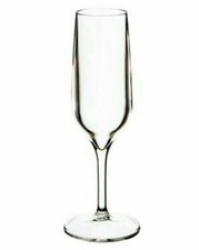 Drinkwize Champagne Flute. Unbreakable Polycarbonate Plastic. Capacity 160ml.