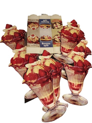 Vtg strawberry sundae - 8,
