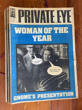PRIVATE EYE 1975 Satirical political  A4 magazine