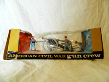 VINTAGE BRITAINS SWOPPET AMERICAN CIVIL WAR CONFEDERATE GUN CREW BOXED