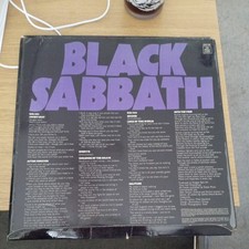 Black Sabbath Master Of Reality Box Sleeve Vertigo Swirl 1st Press 1971 rare 