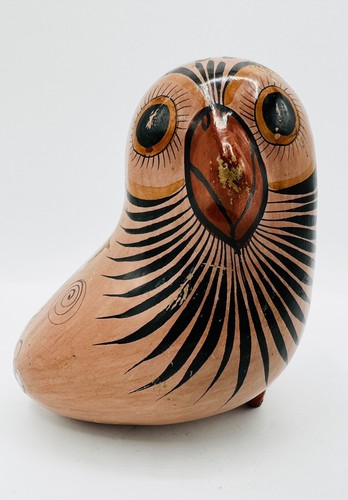 Vintage tonala pottery owl - vintage,