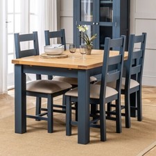 Dining Table Set Westbury Blue
