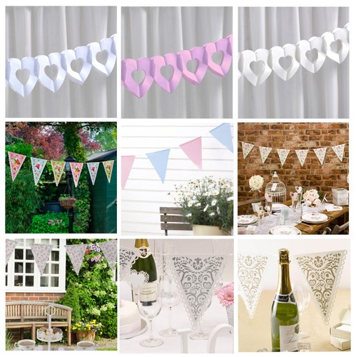 Wedding bunting tissue - wedding,