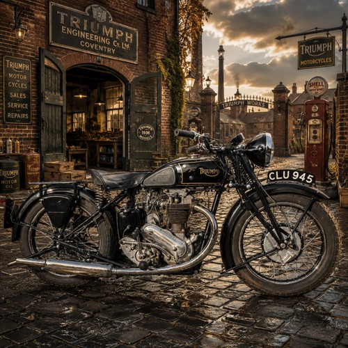 1936 triumph speed twin - 1936,