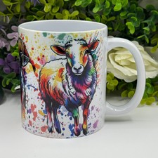 Sheep Colourful 11oz Ceramic