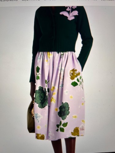 New erdem cotton - new, floral