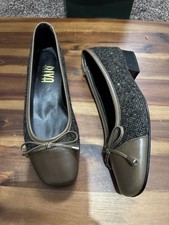 BEAUTIFUL ITALIAN RIVA SHOES, BROWN AND TWEEDY, SIZE 35