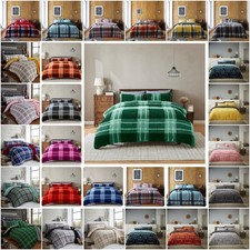 Check Teddy Bear Fleece Duvet