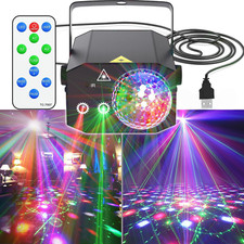 Disco Lights, Party Light +Disco Ball 2 in 1 Party Lights Sound Actived DJ Light
