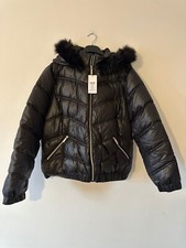 Lipsy Black Bomber Padded