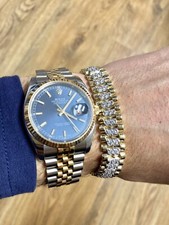 Mens 9ct Gold Bracelet 13mm