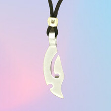 Maori Surf Pendants Cord Necklace Design 2 Unisex Design Boho Tribal J123