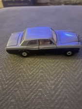 Corgi Die Cast 5 1/2 in Rolls Royce Corniche Made in Great Britain Silver Black