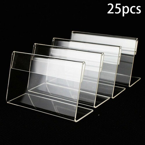 20pcs clear sign display - sign, stand