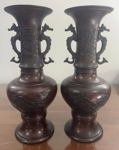 Pair tall antique - pair,