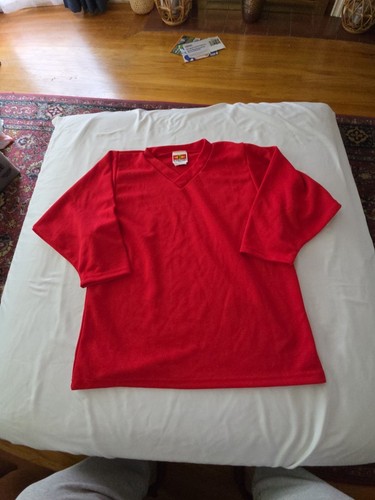 Easton junior large red hockey - large,