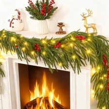 6Ft Prelit Christmas Garland