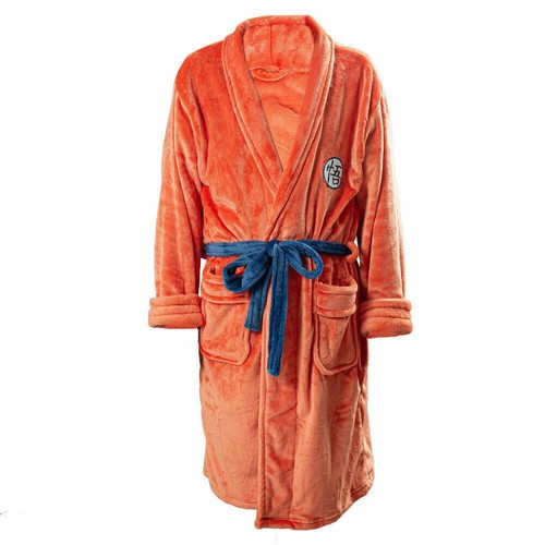 Flannel bathrobe son goku - bathrobe,