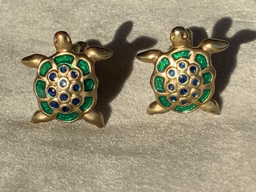 Vintage cabouchon turtle - vintage,